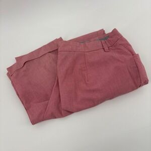 Lauren Ralph Lauren Petite Red Gingham Cropped Pants Size 12P